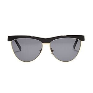 Bob Sdrunk Lizzie Black and Gold Gray Sunglasses